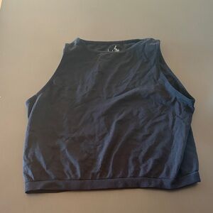 Intimately by Free People high neck cropped tank in black